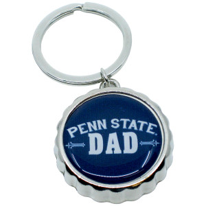 keychain Penn State Dad bottle cap opener